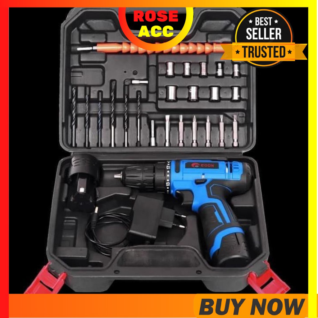 Cordless Drill 12V / BOR BATERAI 12v / Bor Batrai 12V EDON