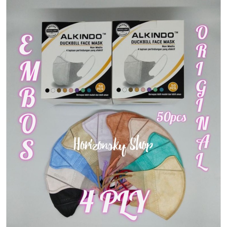MASKER DUCKBILL ALKINDO 50PCS