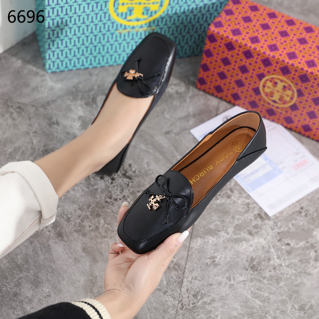 Leather  Charm 5 Mm Loafers #6696