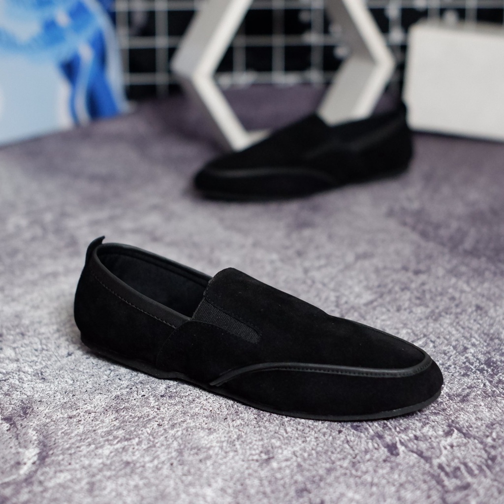 SEPATU SLIP ON PRIA LOAFER DEWASA SUEDE PREMIUM CASUAL FORMAL SLIP ON PRIA KERJA KANTOR GURU PNS PESTA RESMI NYAMAN || SLIP ON PRIA PANSUS BERKUALITAS TRANDY