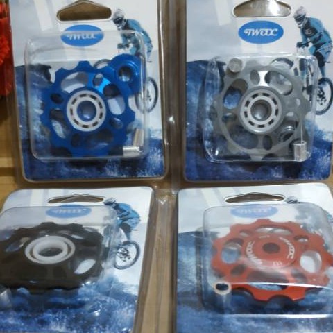 Pulley RD 11T Ceramic Keramik Sealed Bearing CNC Jockey Wheels Rear Derailleur Gir