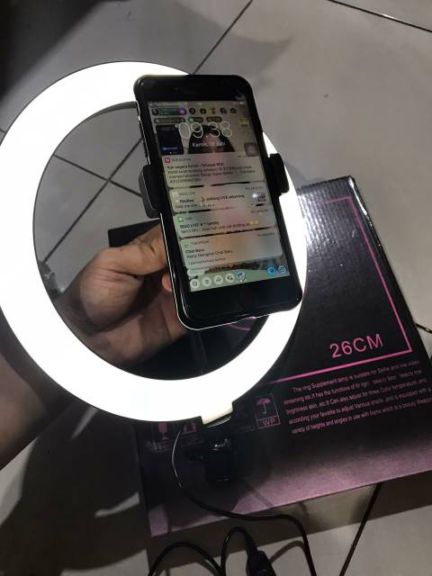 RING SELFIE FILL LIGHT 26 / LAMPU RING SELFIE 26