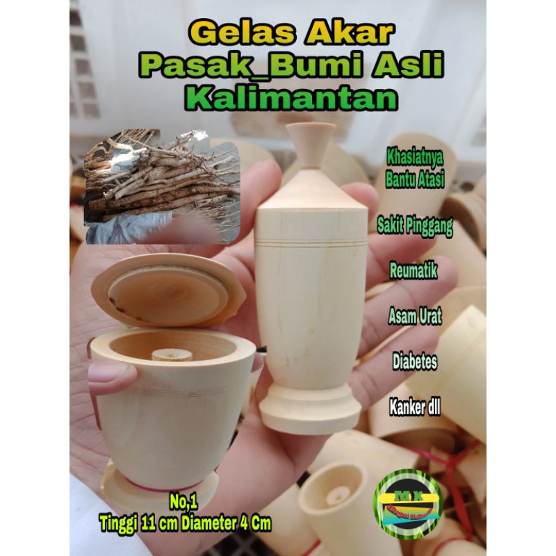 Gelas Pasak-Bumi Asli Dari Kalimantan_Tongkat Ali / eurycoma