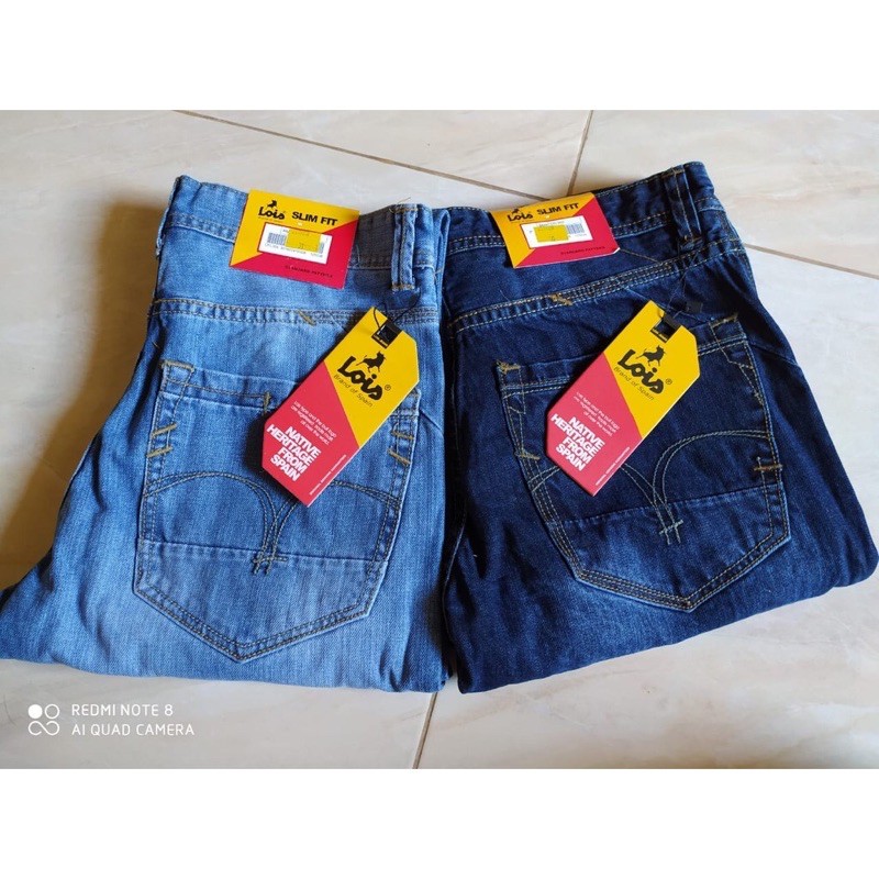 promo cuci gudang Celana panjang jeans pria lois terlaris termurah bisa bayar ditempat  [ COD ]-4