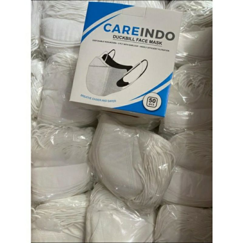 Masker Duckbill Bergaris mirip sensi