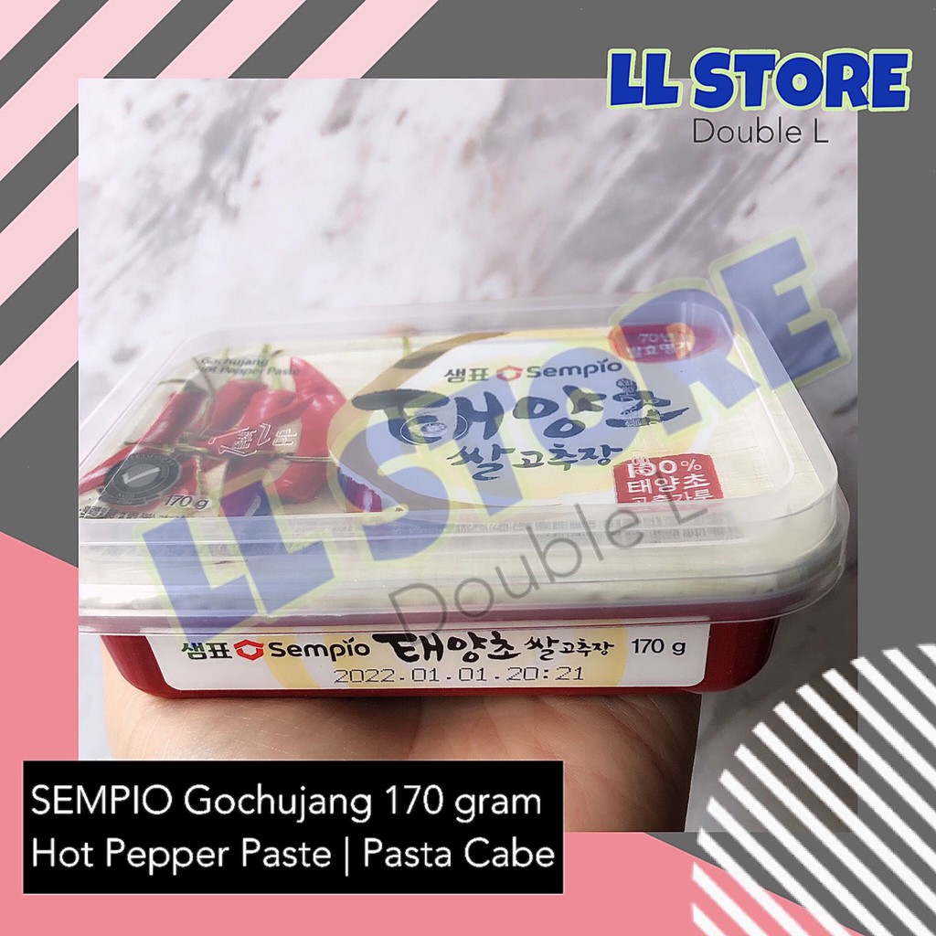 

SEMPIO Gochujang Hot Pepper Paste 170 gram | Pasta Cabe Korea