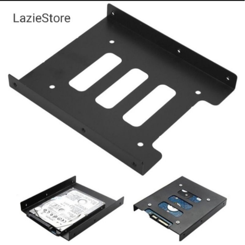 Bracket HDD / SSD 2.5 inch to 3.5 inch Mounting SSD/HDD Komputer 2.5"