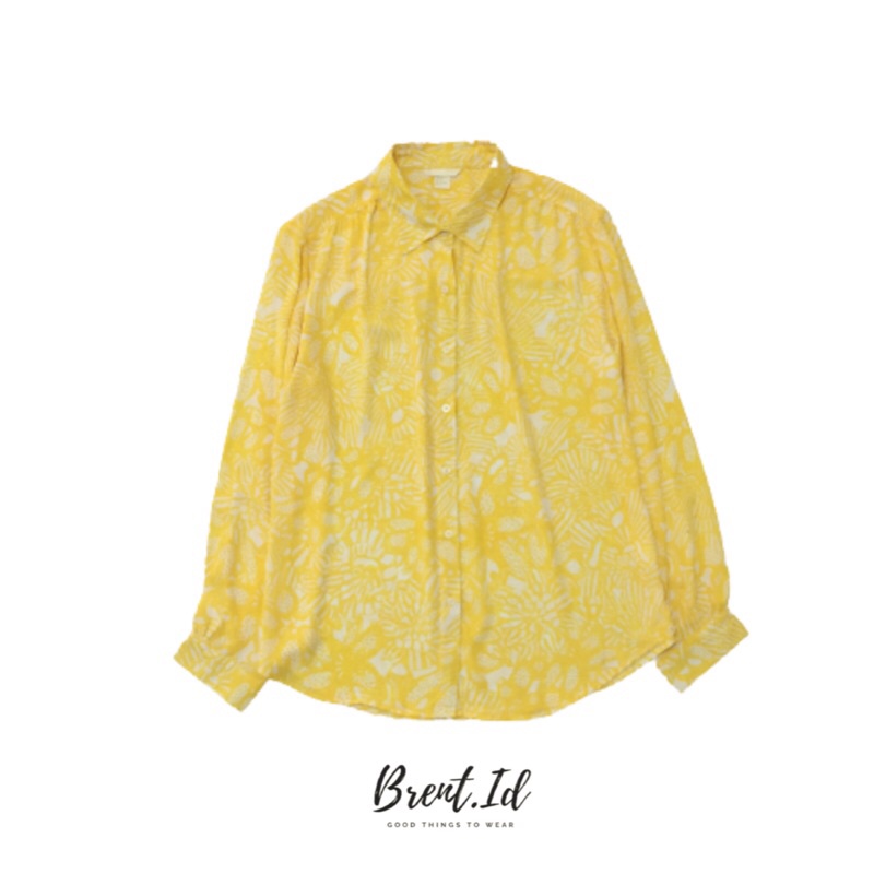 KEMEJA-FLORAL-YELLOW-HM