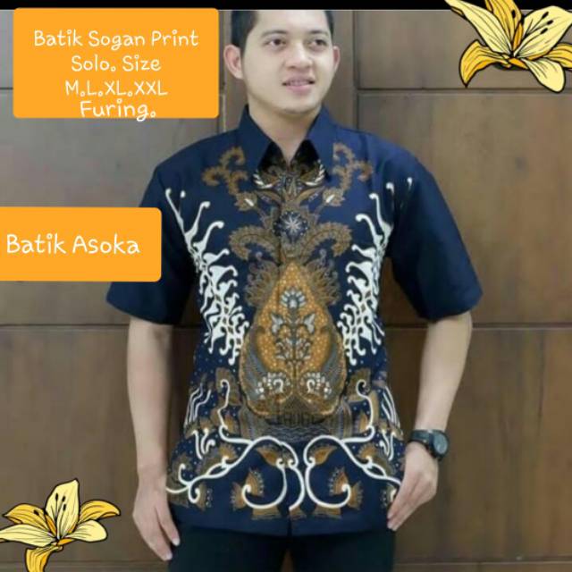 Hem Batik Pria Sogan