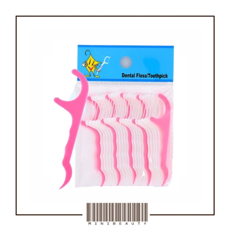 disposable benang pembersih selah gigi toothpick dental floss