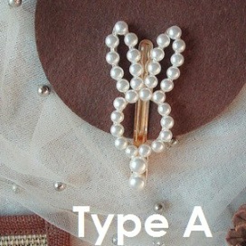

-NO BRAND- Korean Pearl Hair Clip