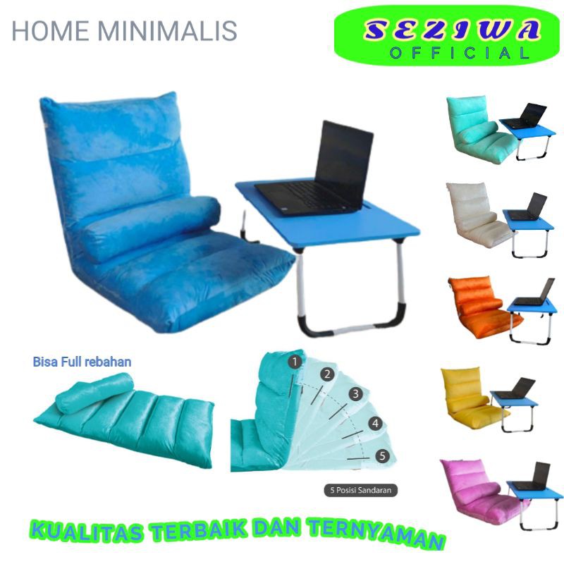 Kursi Lesehan Lipat | Lazy Sofa | Kursi Portable | Kursi Santai