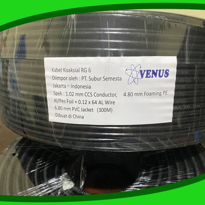 Kabel Parabola Rg6 Coaxial 300 Meter Venus