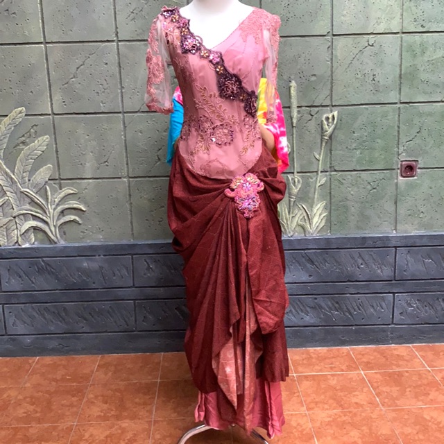 Gaun Pesta Batik (Preloved)