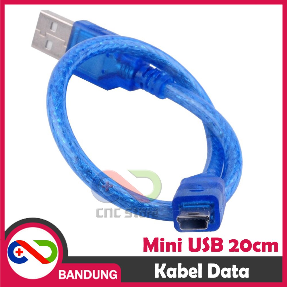 KABEL DATA MINI USB FOR NANO V3 BIRU 30 CM CABLE DATA