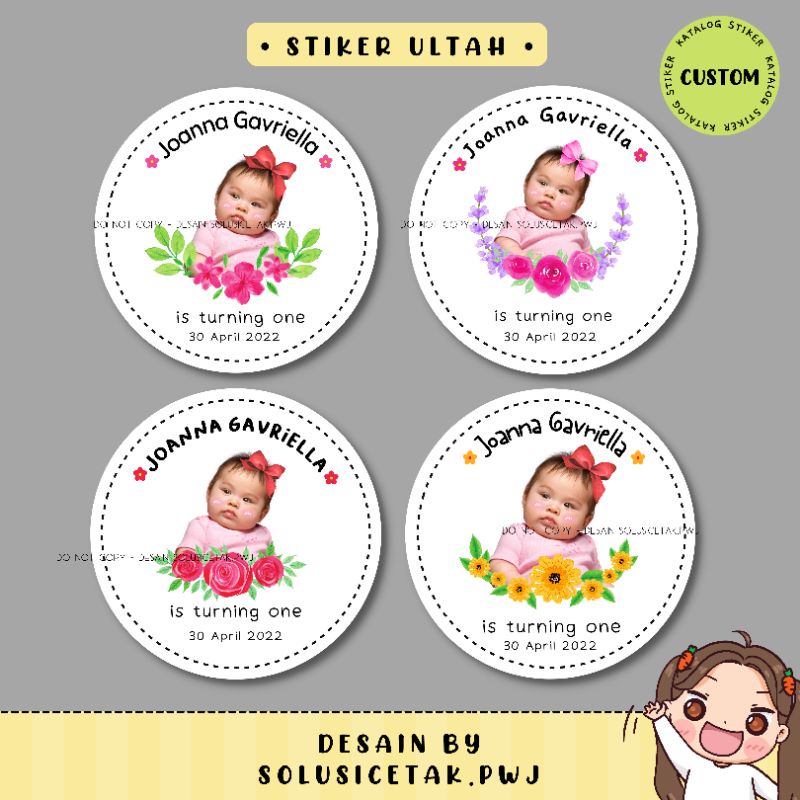 

Stiker Ultah Anak / Stiker Unicorn / stiker birthday / stiker ulang tahun / stiker ultah lucu / stiker hampers bayi / stiker baby shower / stiker custom lucu