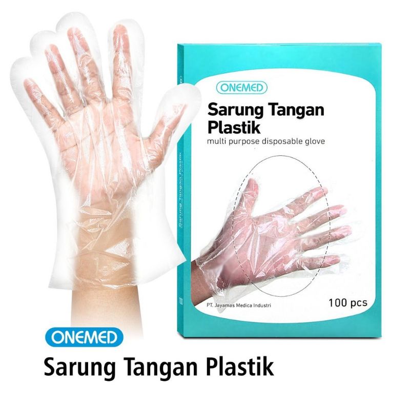 Sarung Tangan Plastik Onemed Serbaguna Glove Multi Purpose