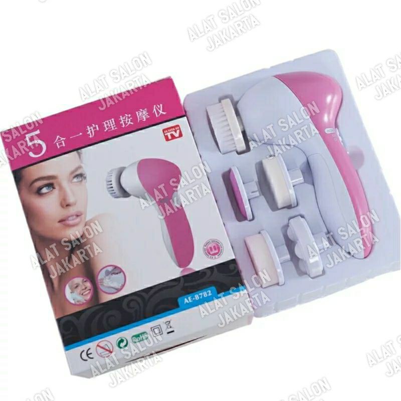 Beaty care massager 5 in 1 Alat cleanser wajah Facial cleanser Cleansing Brush Alat Pembersih wajah