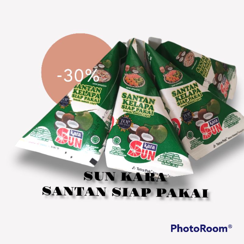 SANTAN KARA SUN KARA SANTAN KELAPA 65ML / SUN KARA / SANTAN SIAP PAKAI / SANTAN KARA / santan instan