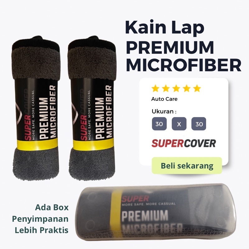Kain Lap Mobil Microfiber Premium