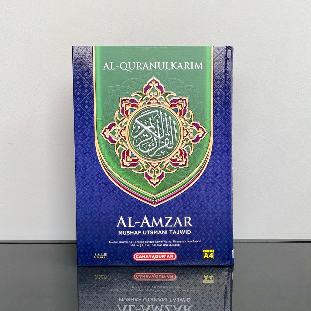 Jual Alquran Tajwid Al Amzar Mushaf Rasm Utsmani Uk A Besar Shopee Indonesia