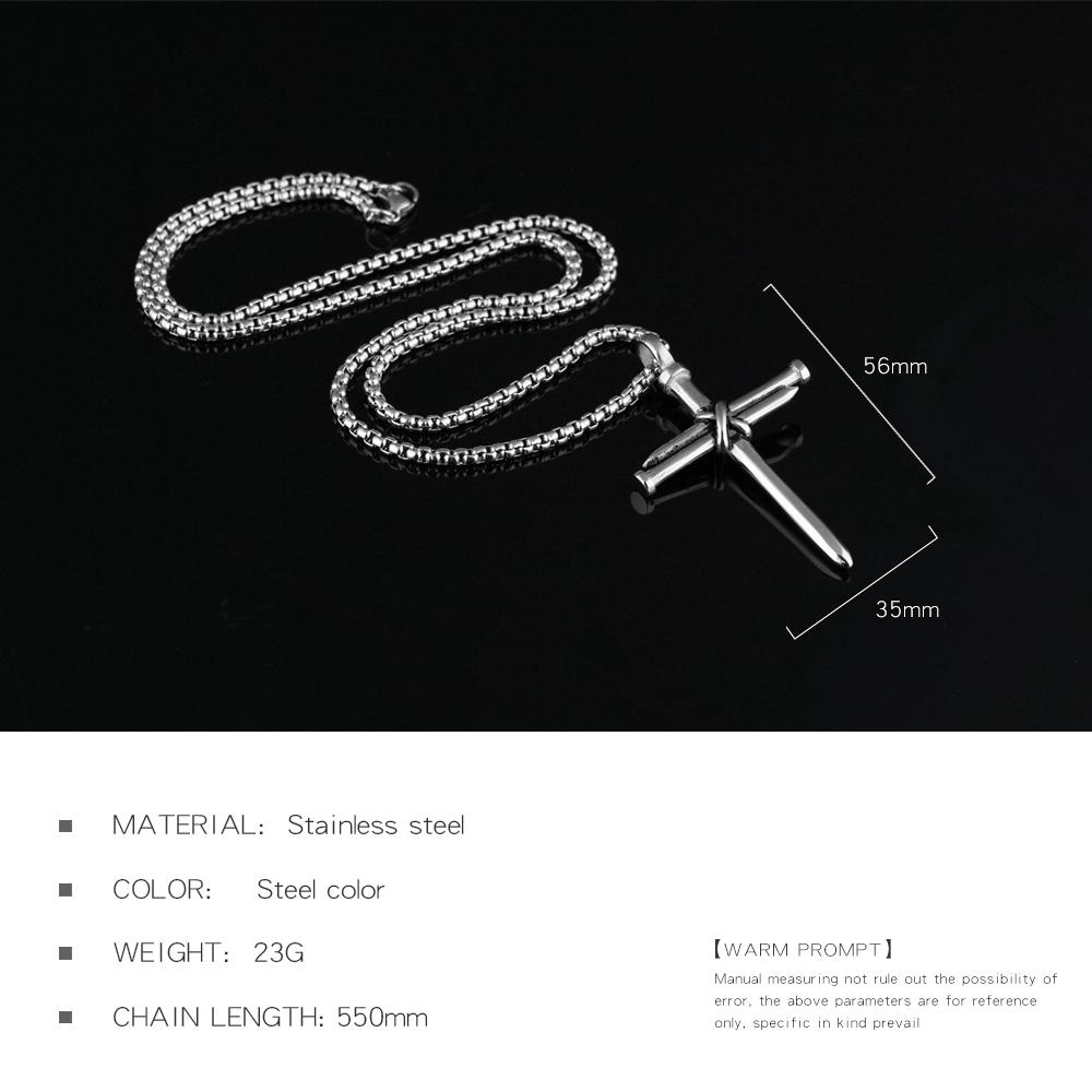 OPK Pria Kalung Salib Agama Yesus Kristus Liontin Warna OPK Pria Kalung Salib Agama Yesus Kristus Liontin Warna