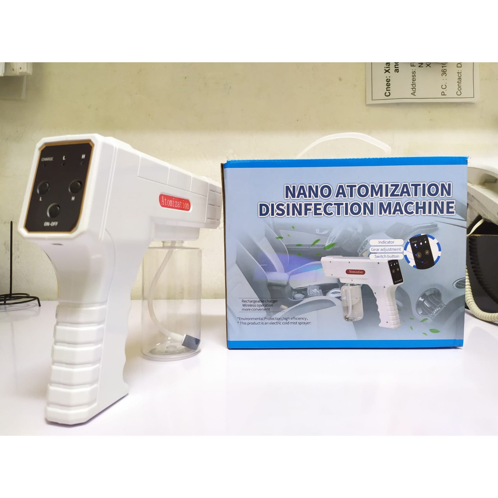 ALAT FOGGING NANO SPRAY GUN / NANO ATOMIZATION DISINFECTION MACHINE / disinfektan / sanitizer