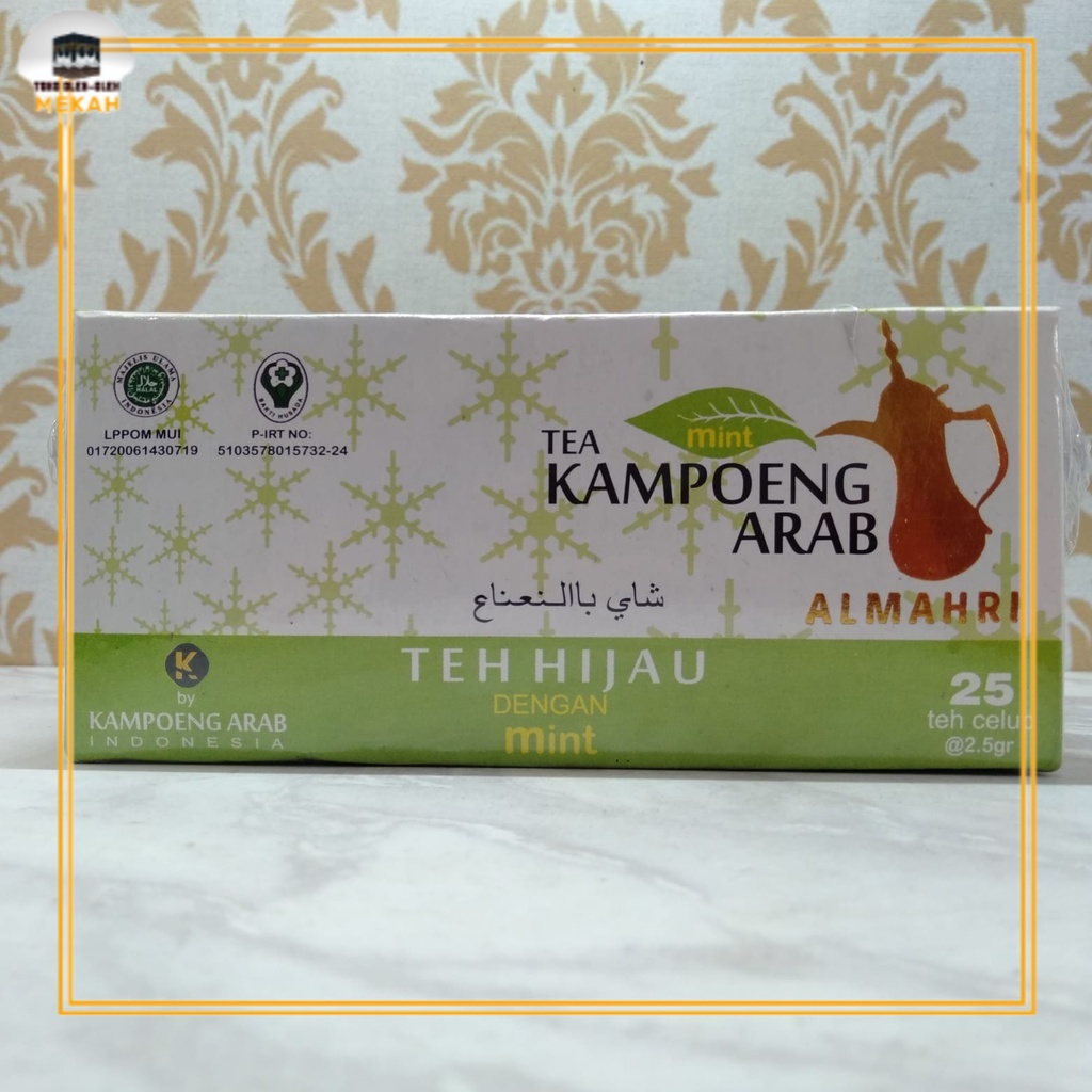 [BEST SELLER] Kampoeng Arab Teh Hijau Rempah - Green Tea Dengan Mint dari Kampoong Arab Al Mahri