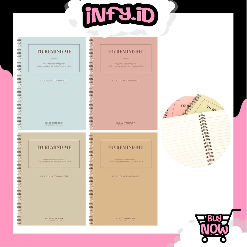 

INFY - S007 S008 COD BUKU TULIS A5 TERMURAH / BUKU CATATAN MOTIF UKURAN A5 dan B5 60 halaman LA560 LB560