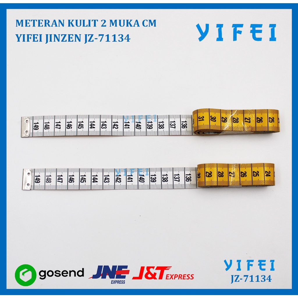 Meteran kulit 2 muka /Meteran Jahit Tailor/YIFEI-71134