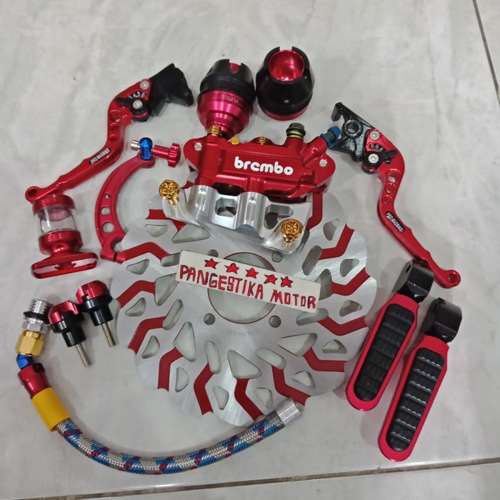 Dijual KALIPER BREMBO MONOBLOCK DAN VARIASI LAIN MIO M3-XEON-MIO J-MIO SPORTY Limited