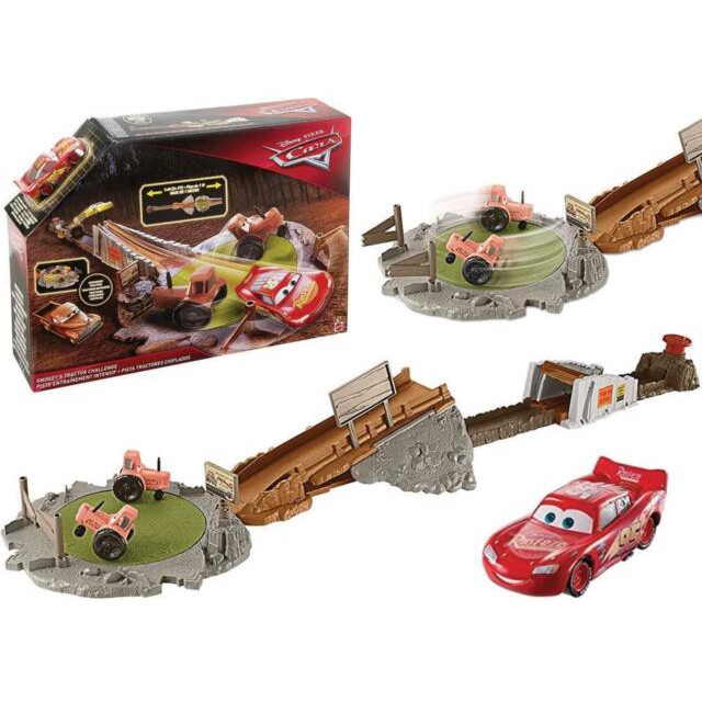 Smokey's tractor shop challenge playset