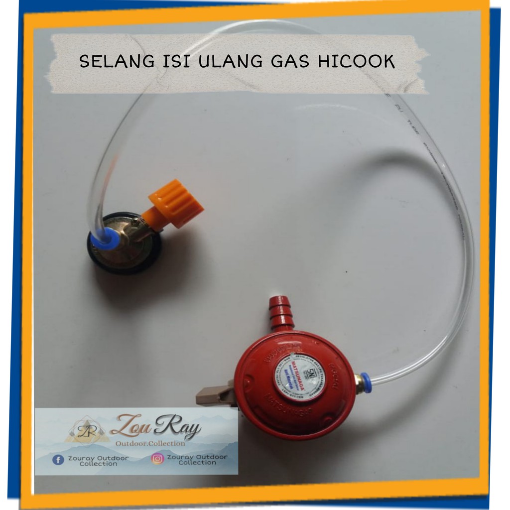 SELANG ISI ULANG GAS PORTABLE