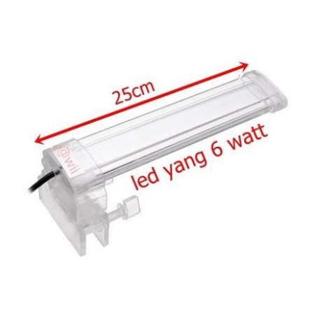 LAMPU YANG LED 3 6 9 watt Jepit Aquarium Aquascape