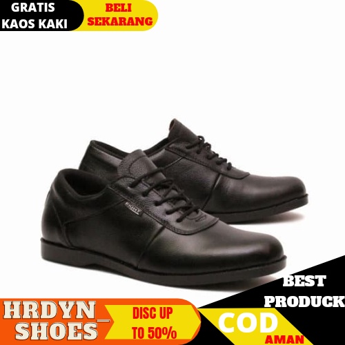 SepatuFormal Pria Pantofel Tali Eigth Kantor || Sepatus Vlop Pantofel Pria Formal Monza Tali Hitam Casual