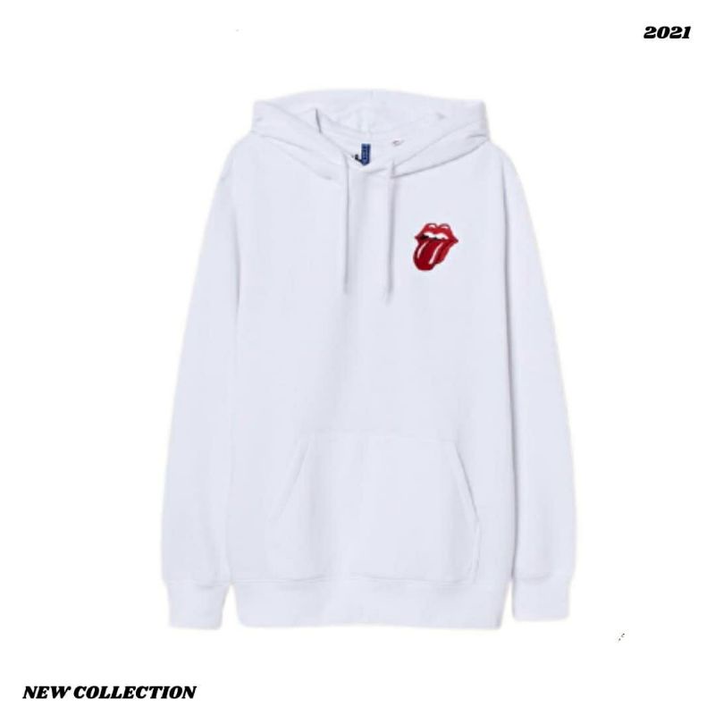 HODIE H&M ROLLING STONES WHITE