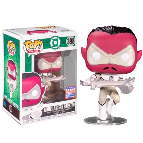 Funko Pop Exclusive SDCC 2021 DC Heroes - Green Lantern - White Lantern Sinestro