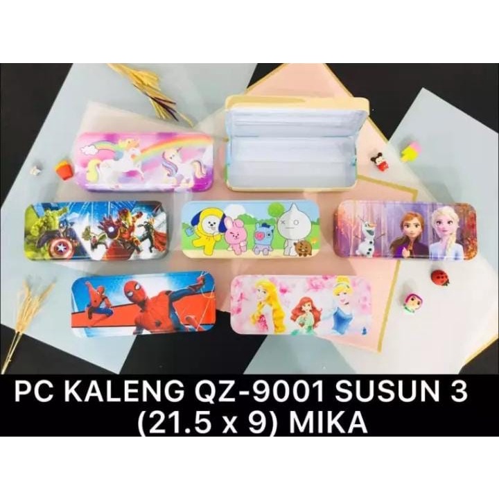 

AS888 - Kotak Pensil / Pencil Case Kaleng 3 Susun Ukuran Jumbo Karakter Kartun. Termurah Qz9001