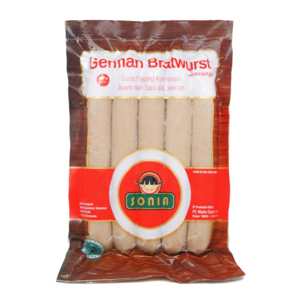 

Sosis SONIA - German Bratwurst 23/65 (325gr) - isi 5 pcs