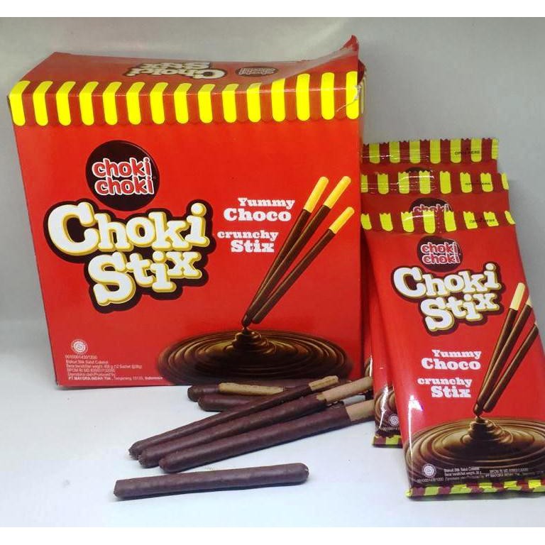 

Choki Stix / Choki Choki Stick - Stik Biskuit Cokelat 12 sachet