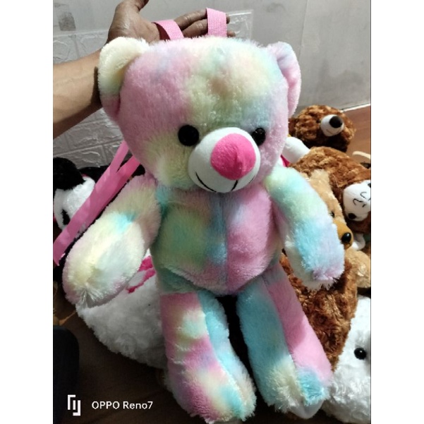 BISA COD Beruang Ransel Tedybear Grizzly/Panda/Ransel cinamoroll tas bulu import lucu lucu Gemoy