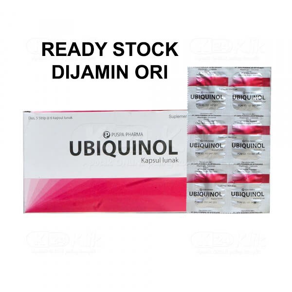 {cantikstore} COQ10 Ubiquinol 100 Mg / Vitamin Jantung Isi 30 Dijamin Ori Limited