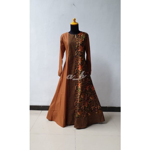New Jayanti-Gamis Abaya Dress Batik Custom Size Custom Made Preorder Katun Toyobo Tenun Jumputan Bro