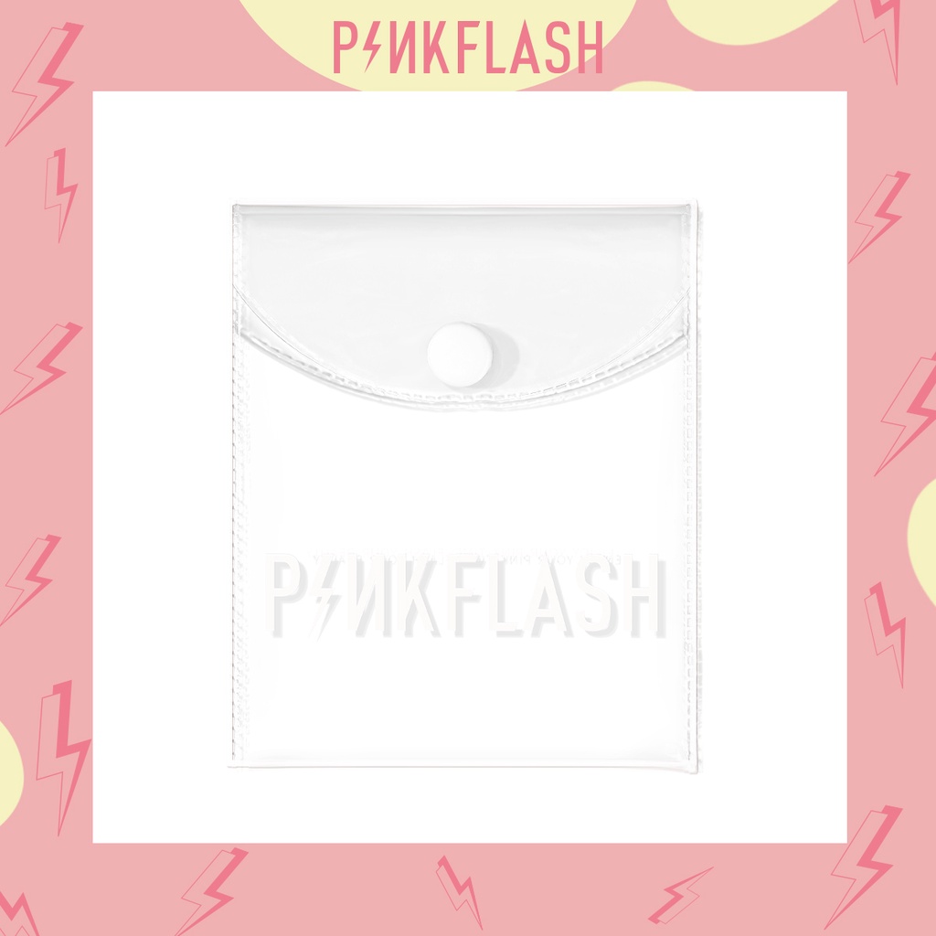 PINKFLASH Waterproof PVC Pouch Cosmetic Pouch Transparent Lipstick Storage Bag