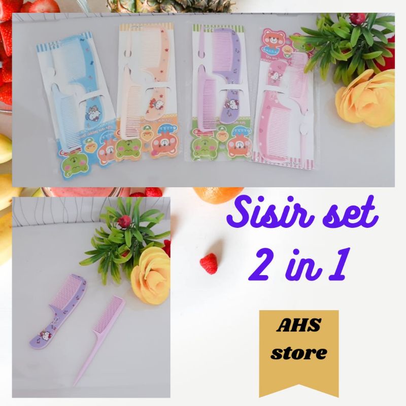 Sisir Karakter Set 2 in 1 Haircombo Anak