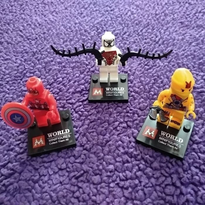MINI FIGURES I SUPERHERO BRICKS - MAINAN ANAK ROBOMAN LEGO KW AVENGERS