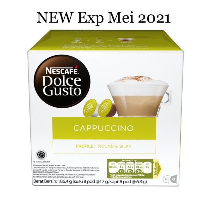 

Nescafe Dolce Gusto Cappuccino - Capsule - Exp Mei 2021 Terbaru