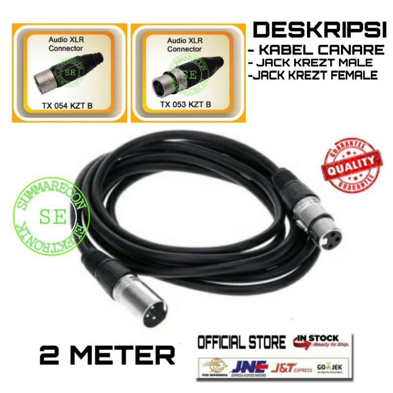 kabel mixer speaker jack xlr male female krezt original