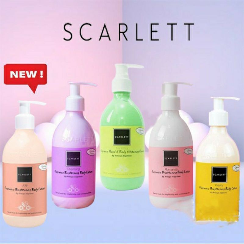 Handbody Scarlett Whitening Lootion BPOM by Felicya (100 ORIGINAL