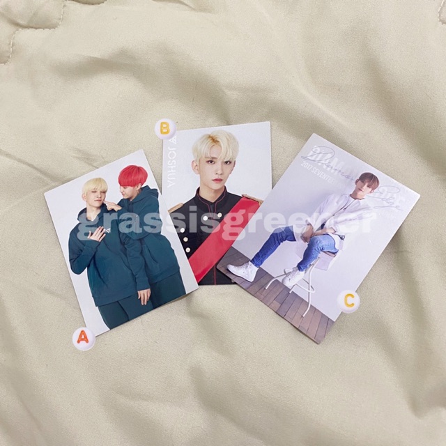 SEVENTEEN JOSHUA Japan Trading Card OFFICIAL